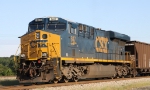 CSX 847 pushes on the rear of train U355-30